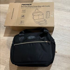 NEW Breastmilk Cooler/Breast Pump Bag with Ice Pack Portable Carrying Case baby